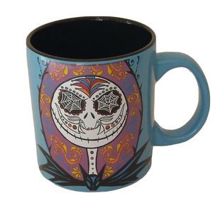 Disney Nightmare Before Christmas Day Of The Dead Sugar Skull Jack & Sally Mug